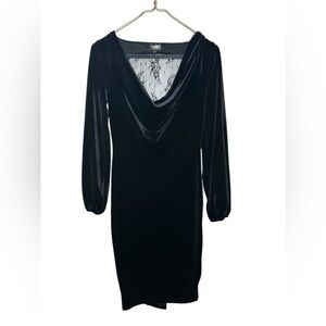Alexia Admor Elegant Black Velvet Dress